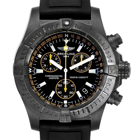 breitling avenger seawolf chrono blacksteel|Breitling Avenger m73390 price.